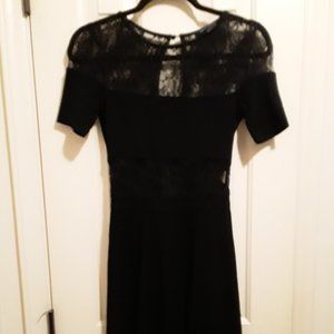 Black, cocktail, lace dress
